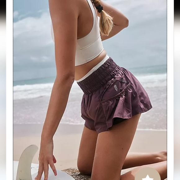 Free People Movement Pants - NWOT Free People Movement Women's Get Your Flirt on Shorts Size S